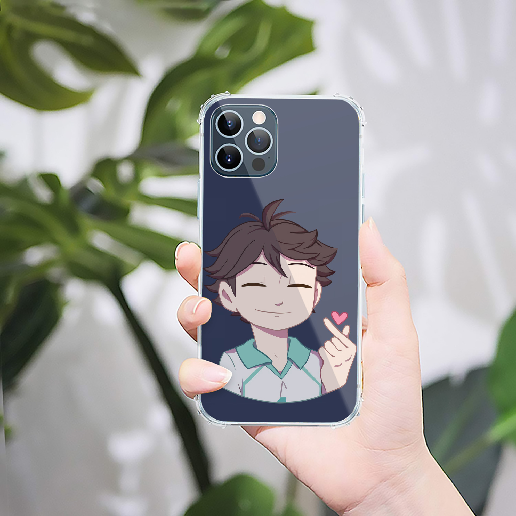（画像用） ハイキュー!! Haikyu!! 【iPhone 12シリーズ対応】透明スマホケース（クリアソフトケース）